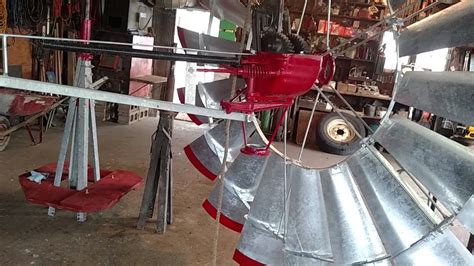 I would learn of the Aermotor history and heritage later. . Aermotor windmill disassembly